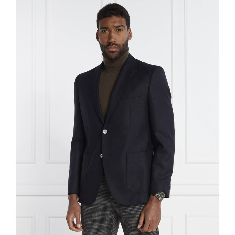 BOSS BLACK Vlněná sako H-Janson | Slim Fit