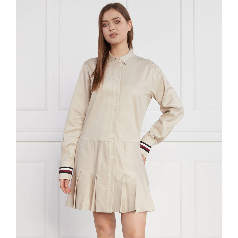 Tommy Hilfiger Šaty GLOBAL STP SHORT LS 99952350