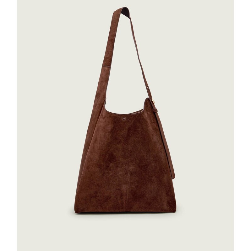 TORY BURCH Kabelka shopper Romy | semiš 109128819