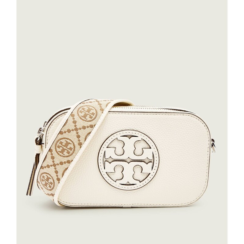 TORY BURCH Kožená crossbody kabelka Miller Mini