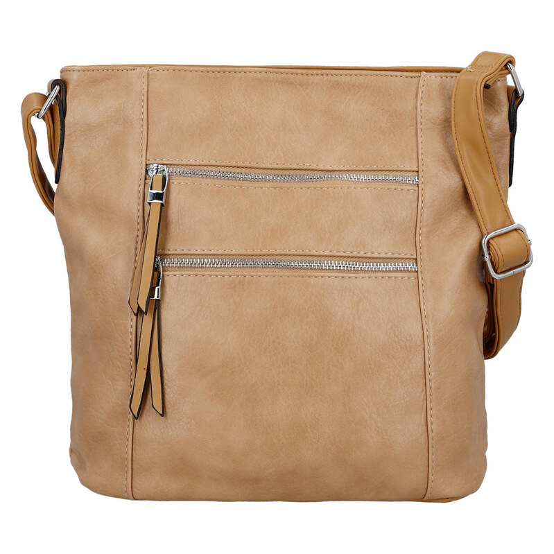 Dámská crossbody kabelka béžová - Firenze Kenza béžová