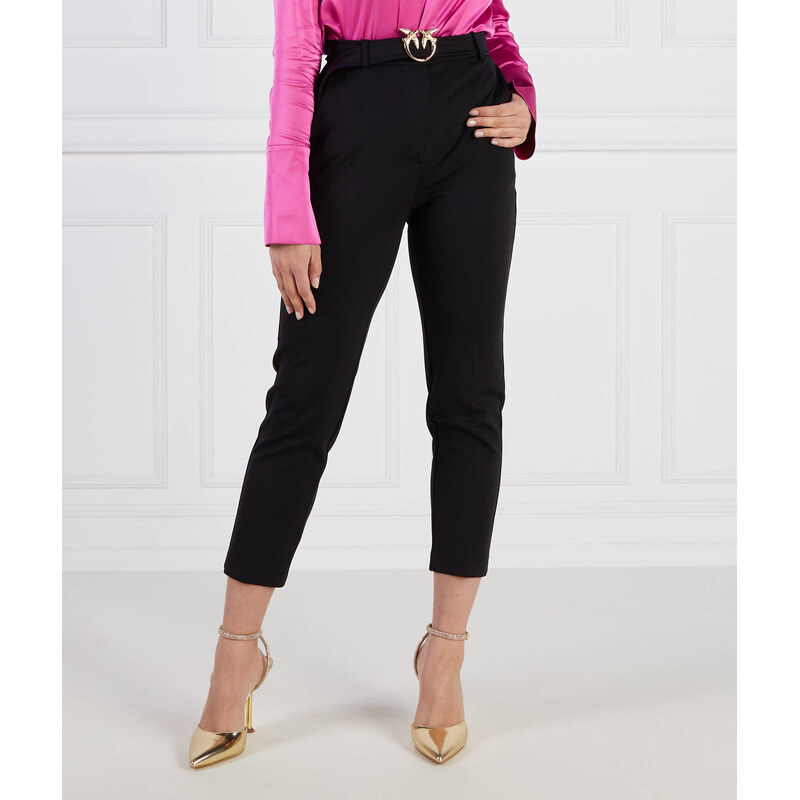 Pinko Kalhoty s páskem POTENZA | Cropped Fit 81618911