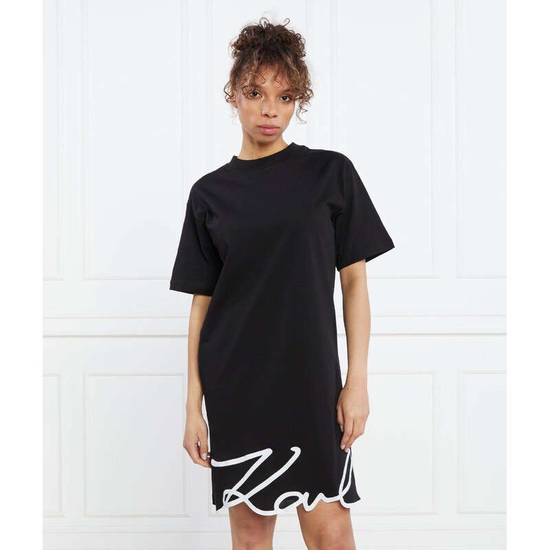 Karl Lagerfeld Šaty karl signature hem dress
