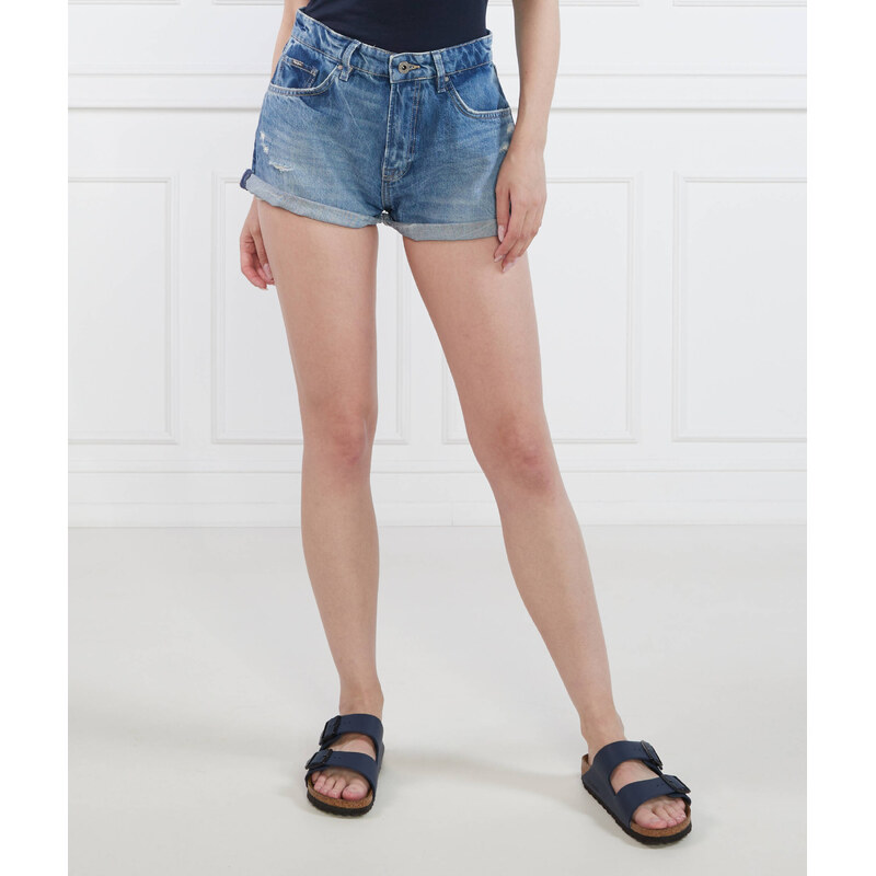 Pepe Jeans London Šortky SUZIE | Regular Fit | denim