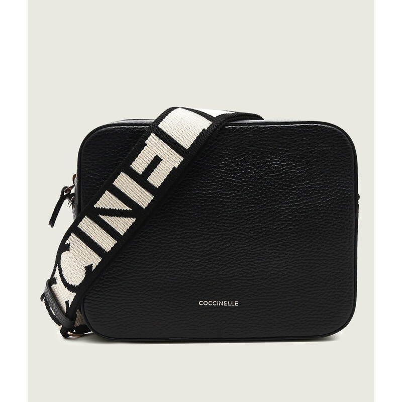 Coccinelle Kožená crossbody kabelka Coccinelle Tebe