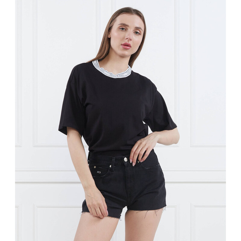 Tommy Jeans Tričko TJW OVR LOGO TAPING TEE | Regular Fit