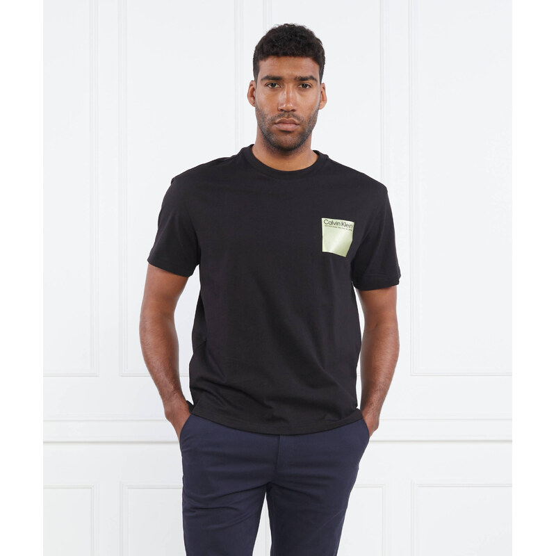 Calvin Klein Tričko ELEMENTA PHOTO BACK PRINT TEE
