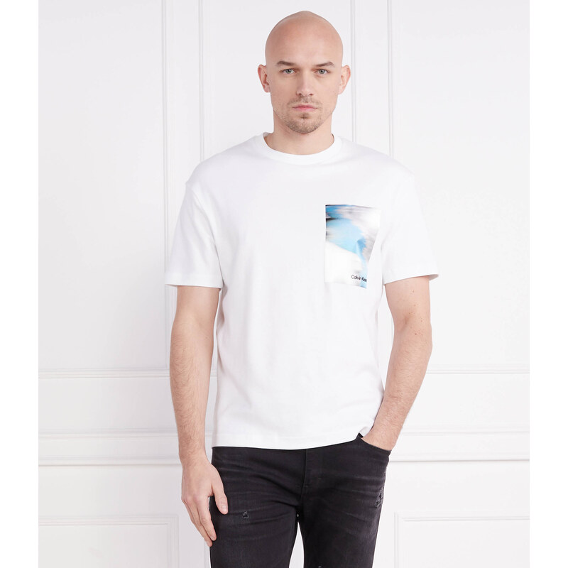 Calvin Klein Tričko Glitch | Regular Fit