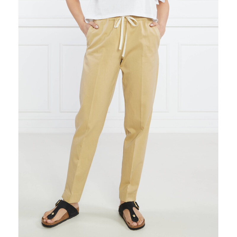 TWINSET Kalhoty jogger | Slim Fit přidáním lnu 81322051