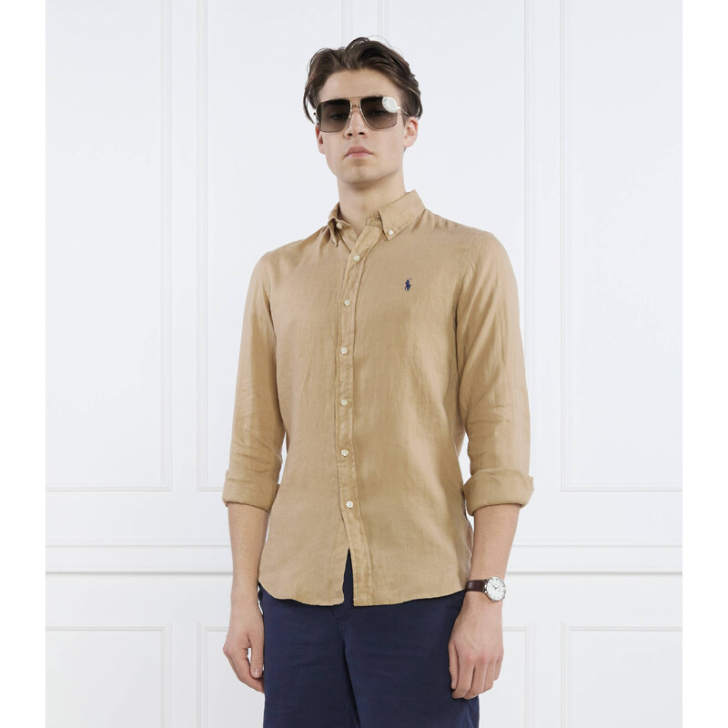 POLO RALPH LAUREN Lněná košile | Slim Fit