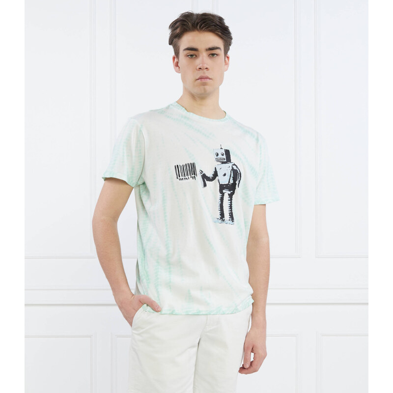 GUESS Tričko SS BSC ROBOT GRAFFIT | Regular Fit