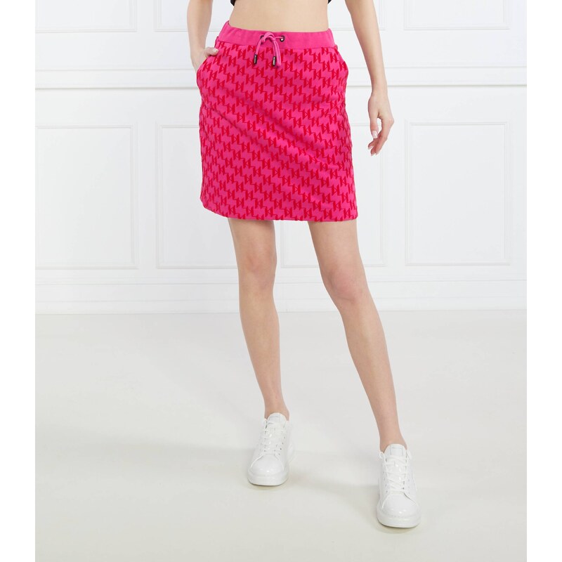 Karl Lagerfeld Sukně allover flock 80708114