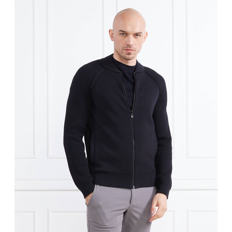 BOSS BLACK Svetr Grissino | Regular Fit | s příměsí vlny