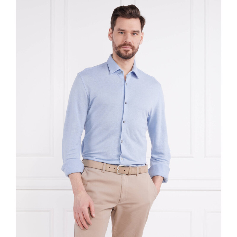 BOSS BLACK Lněná košile Roan_F | Slim Fit