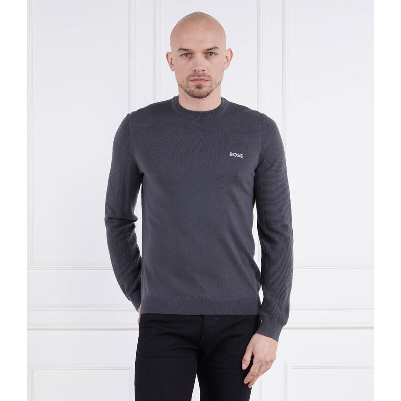 BOSS GREEN vlněný svetr romar | regular fit