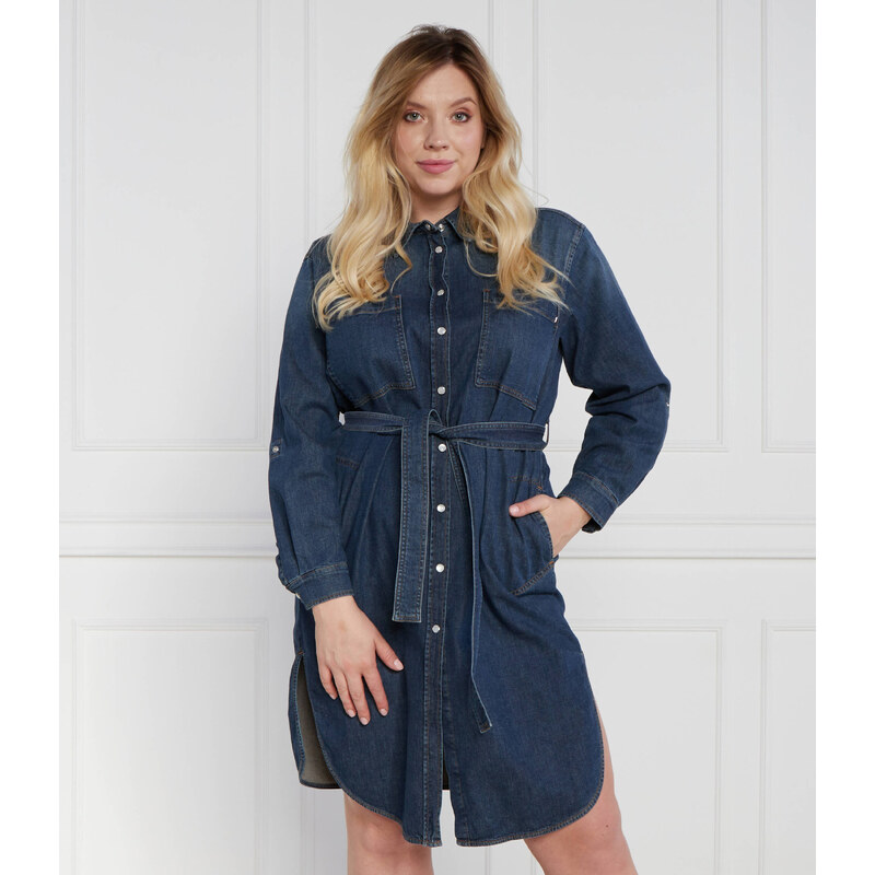 Persona by Marina Rinaldi Šaty s opaskem plus size | denim 99953034