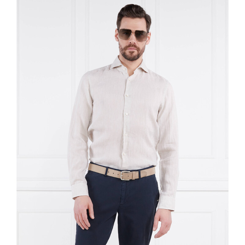 Oscar Jacobson Lněná košile | Regular Fit