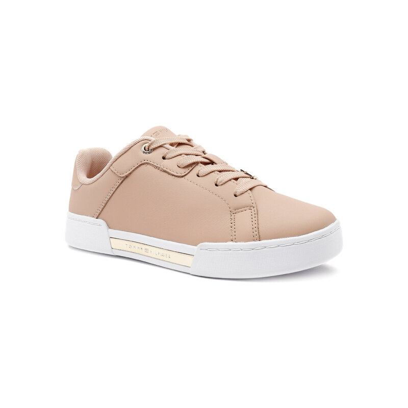 Tommy Hilfiger Kožené tenisky COURT SNEAKER GOLDEN TH 78454462