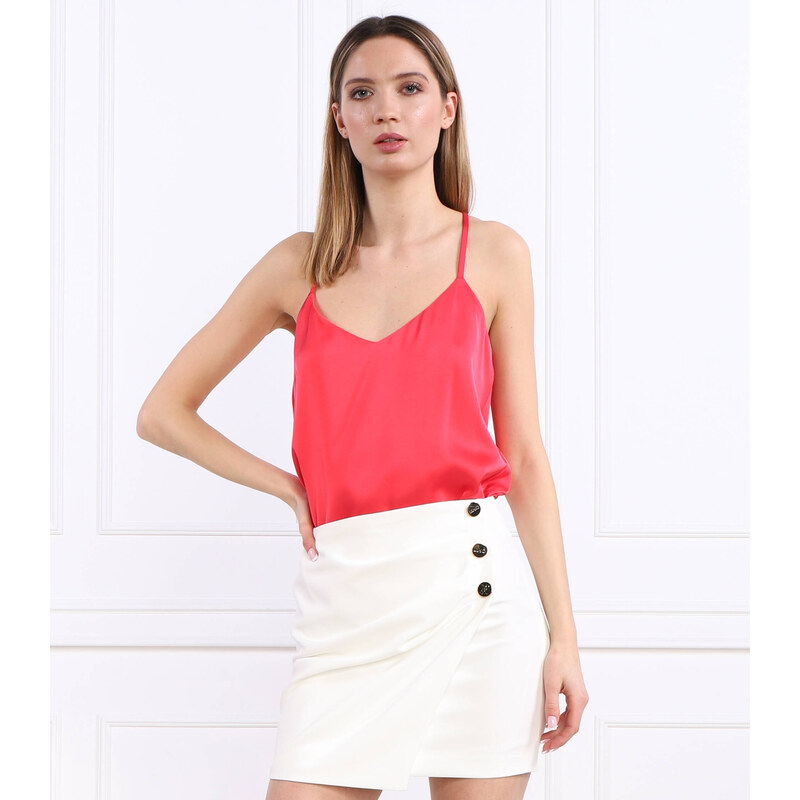 TWINSET Saténový top | Regular Fit