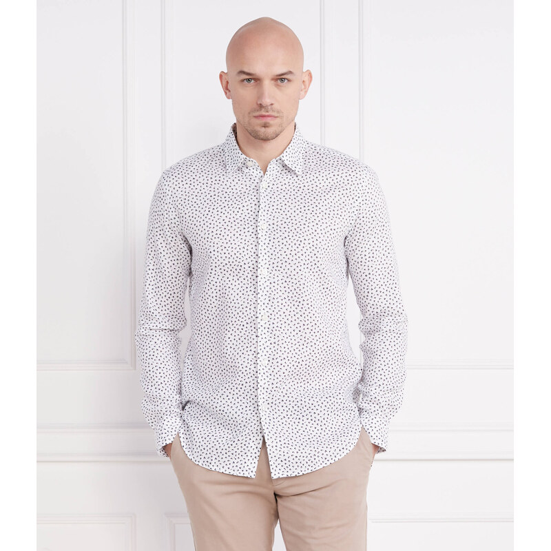 BOSS BLACK Lněná košile Roger_F | Slim Fit