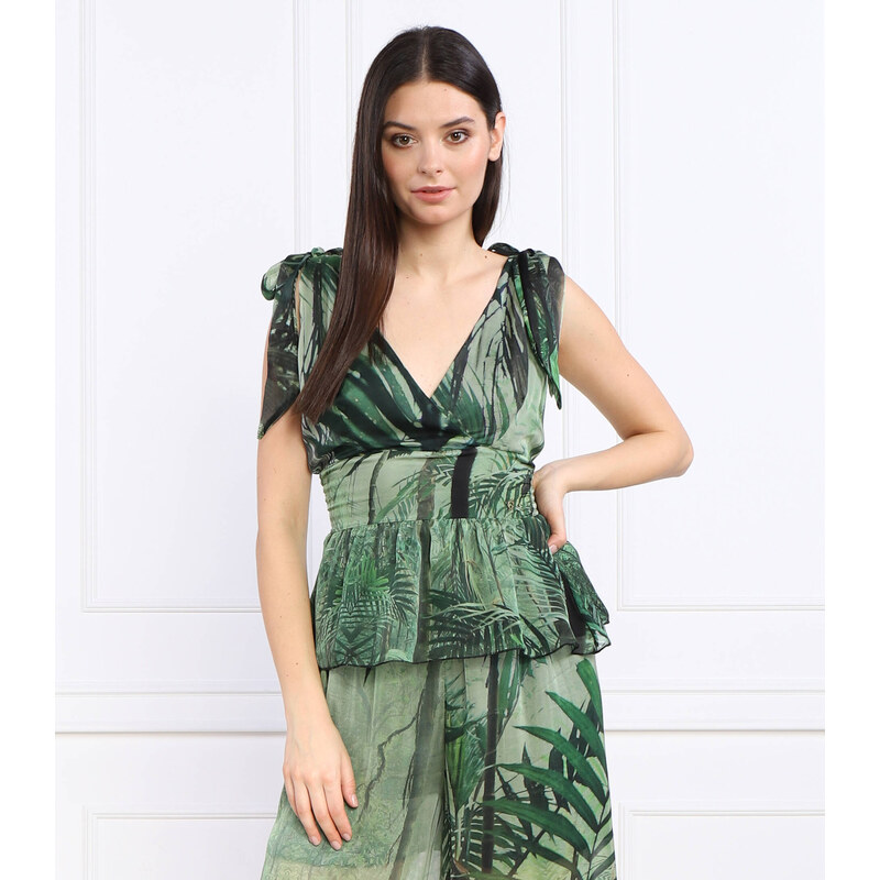 GUESS Halenka | Regular Fit |s příměsí hedvábí 77031219