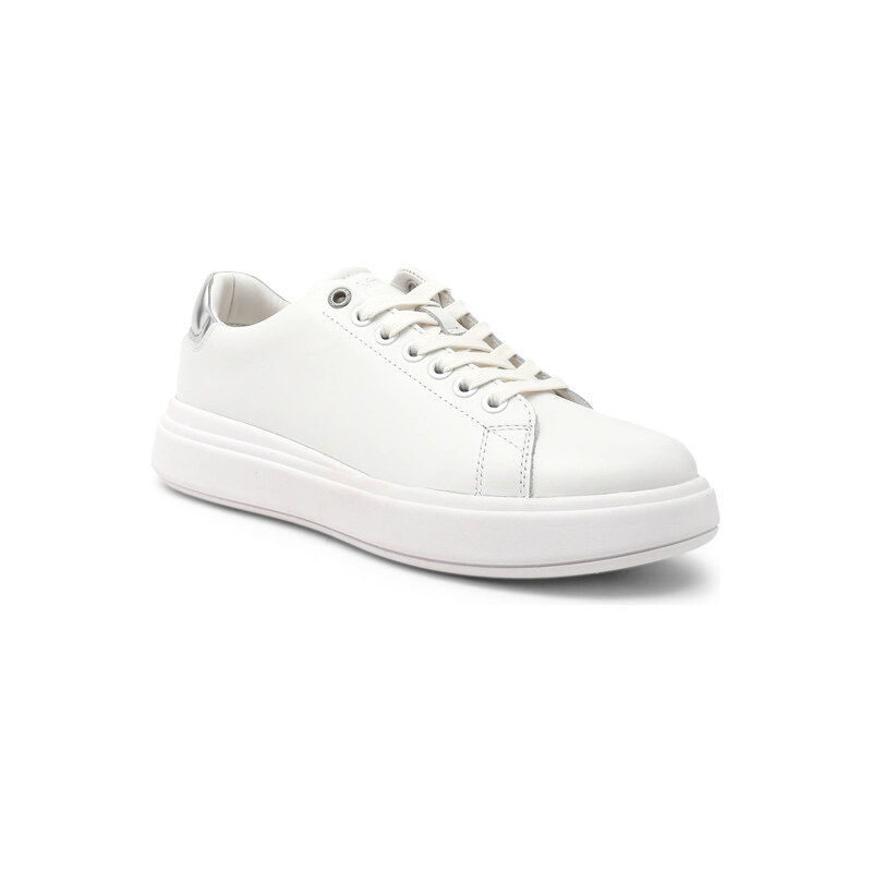Calvin Klein Kožené tenisky RAISED CUPSOLE LACE UP