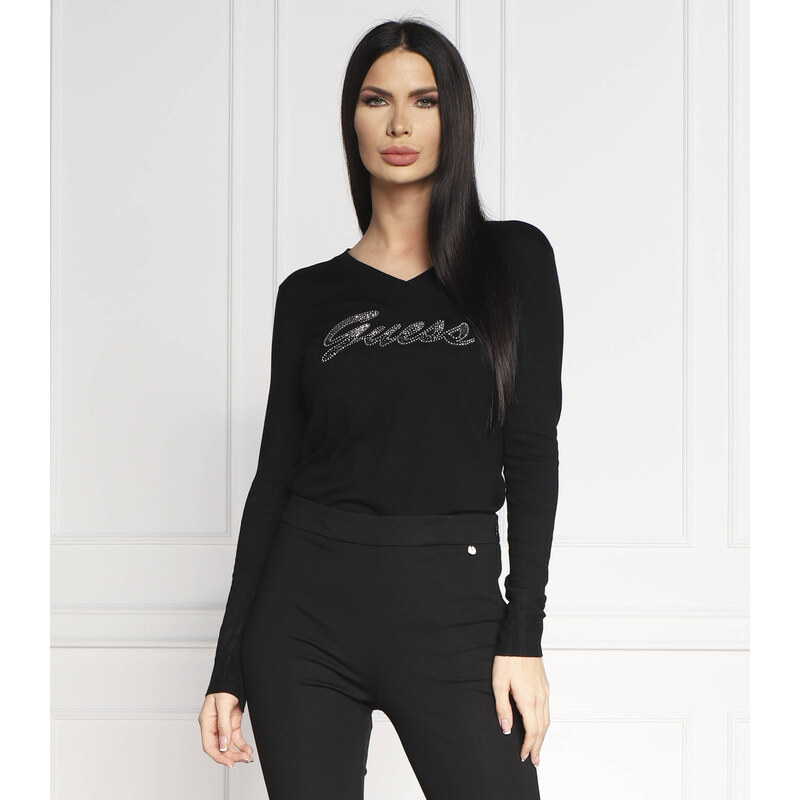 GUESS Svetr PASCALE VN LS | Regular Fit