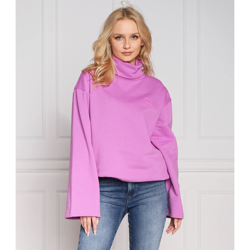 Karl Lagerfeld Mikina ikonik2.0 high neck | Oversize fit