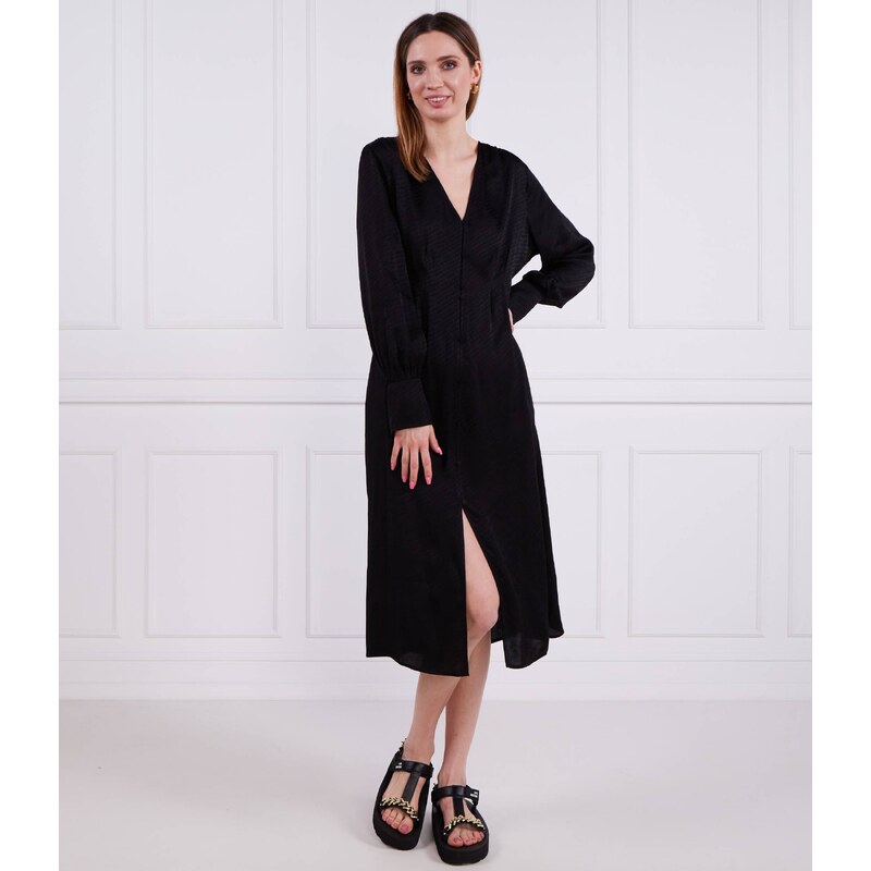 Karl Lagerfeld Šaty logo jacquard 99954276