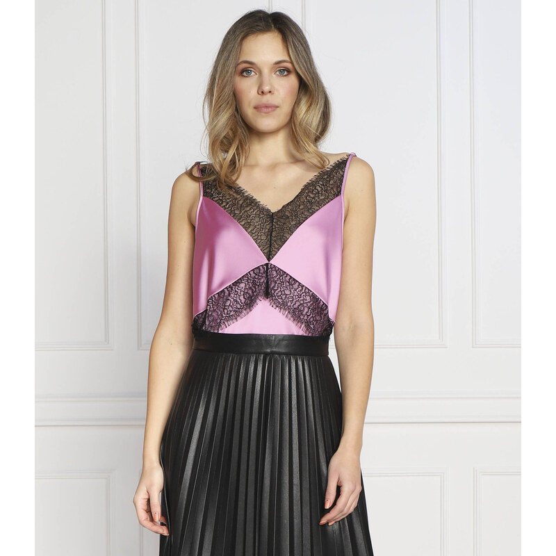 BOSS BLACK Saténový top Ilacea | Regular Fit