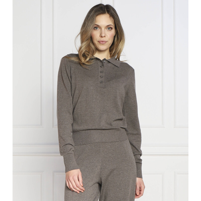 Samsøe Samsøe vlněné polokošile | regular fit 75856365