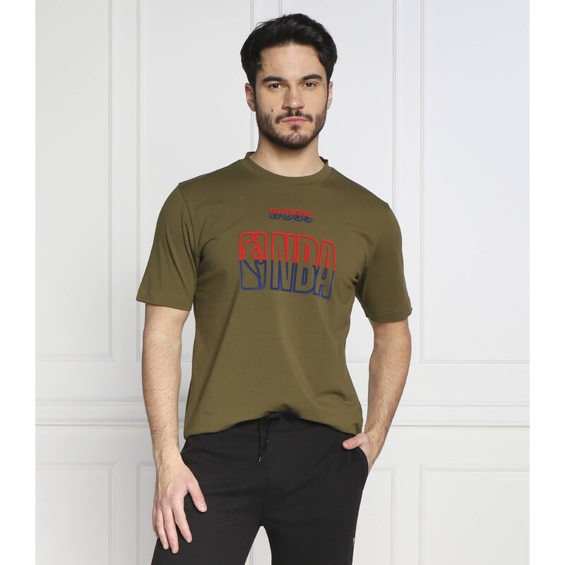 BOSS ORANGE Tričko T_Basket_4 BOSS X NBA | Relaxed fit