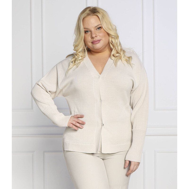 Persona by Marina Rinaldi Kardigan MOKA plus size | Regular Fit