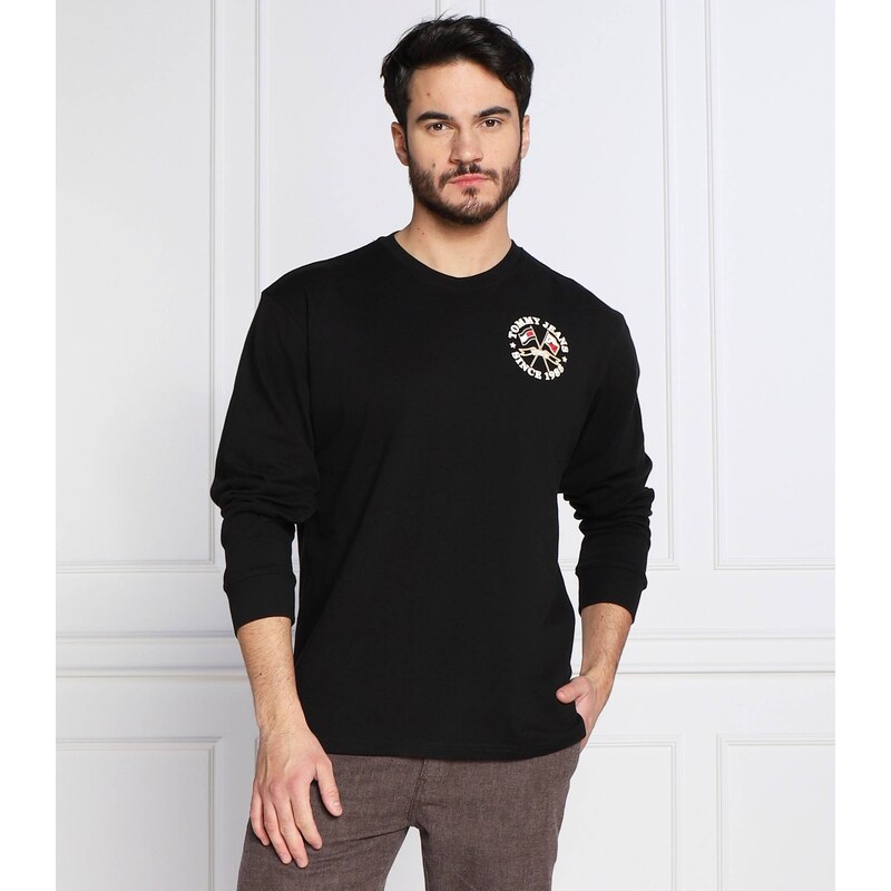 Tommy Jeans Tričko s dlouhým rukávem | Regular Fit