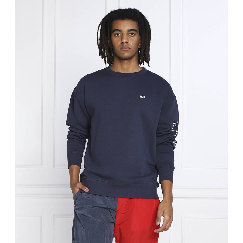 Tommy Jeans Mikina LINEAR PLACEMENT | Regular Fit