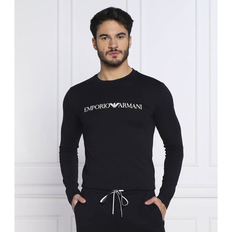 Emporio Armani Tričko s dlouhým rukávem | Slim Fit