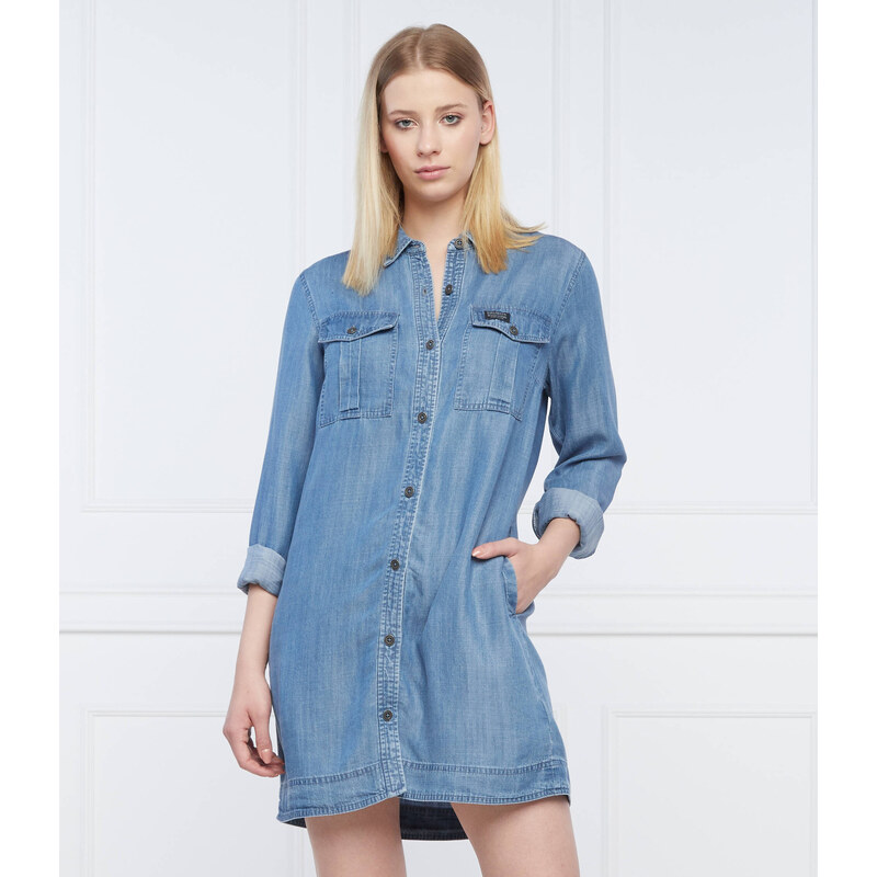 Superdry Šaty VINTAGE OVERSIZED