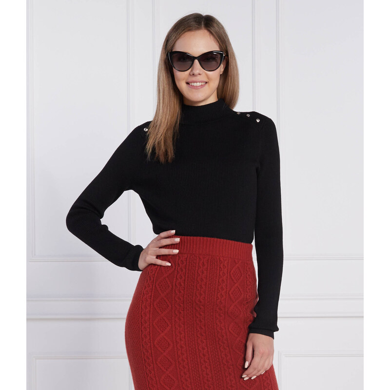 BOSS BLACK Svetr Fortney | Slim Fit | s příměsí vlny