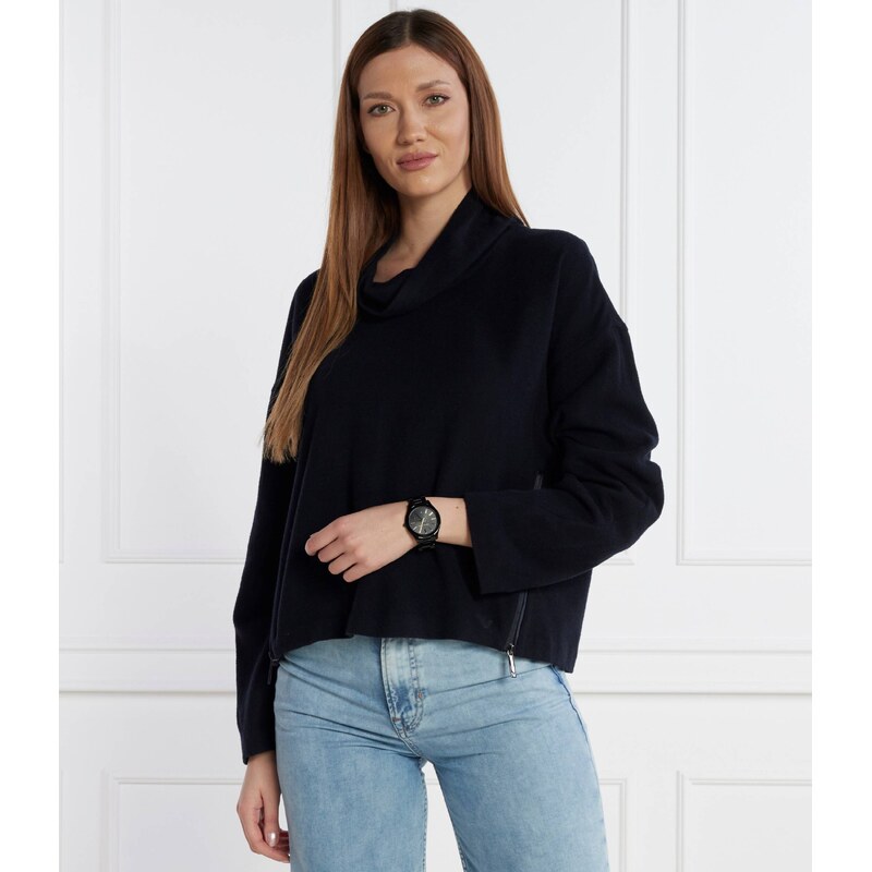 Emporio Armani Vlněný sweter | Relaxed fit | s příměsí kašmíru 73872121