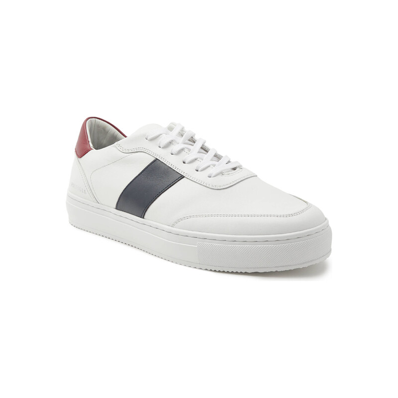 Tommy Hilfiger Kožené tenisky CUPSOLE STRIPE