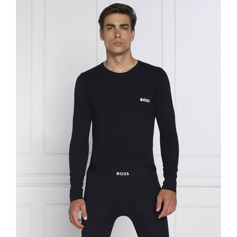 BOSS BLACK Tričko s dlouhým rukávem RN Infinity | Slim Fit