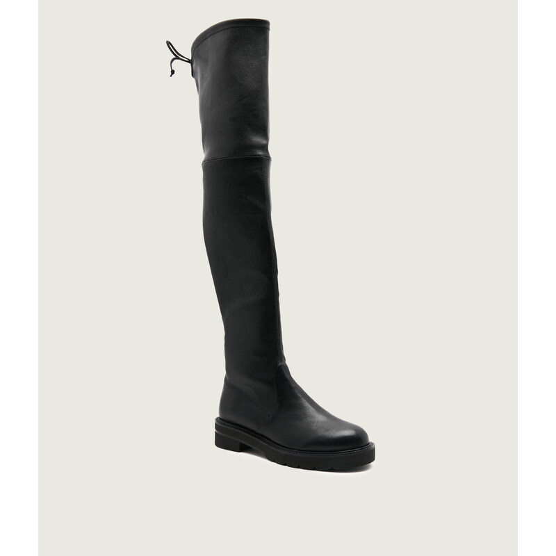 Stuart Weitzman Kožené mušketýrky LOWLAND 73053796
