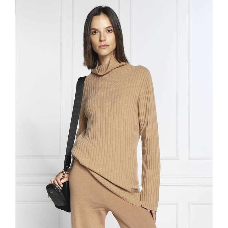 TWINSET vlněný rolák | regular fit | s příměsí kašmíru 72794332
