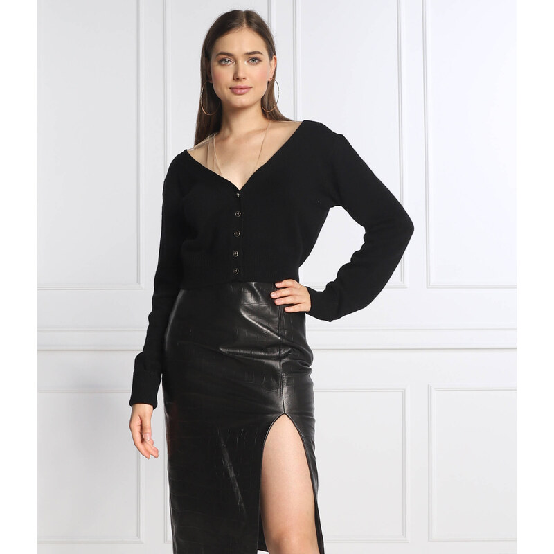 Pinko Kardigan INFUSO | Cropped Fit | s příměsí vlny