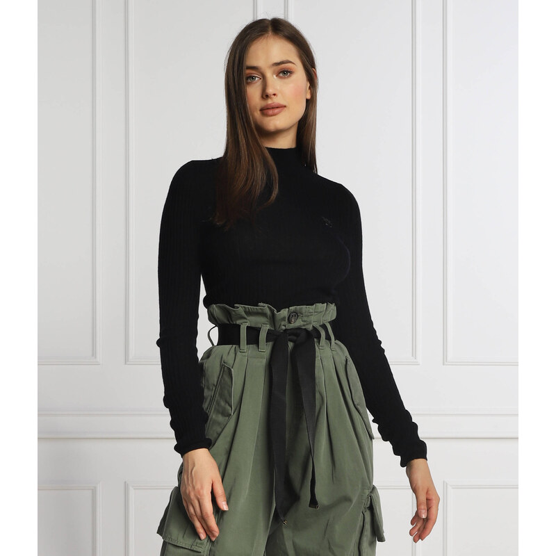 Pinko vlněný svetr negroni lupetto | slim fit | s příměsí
