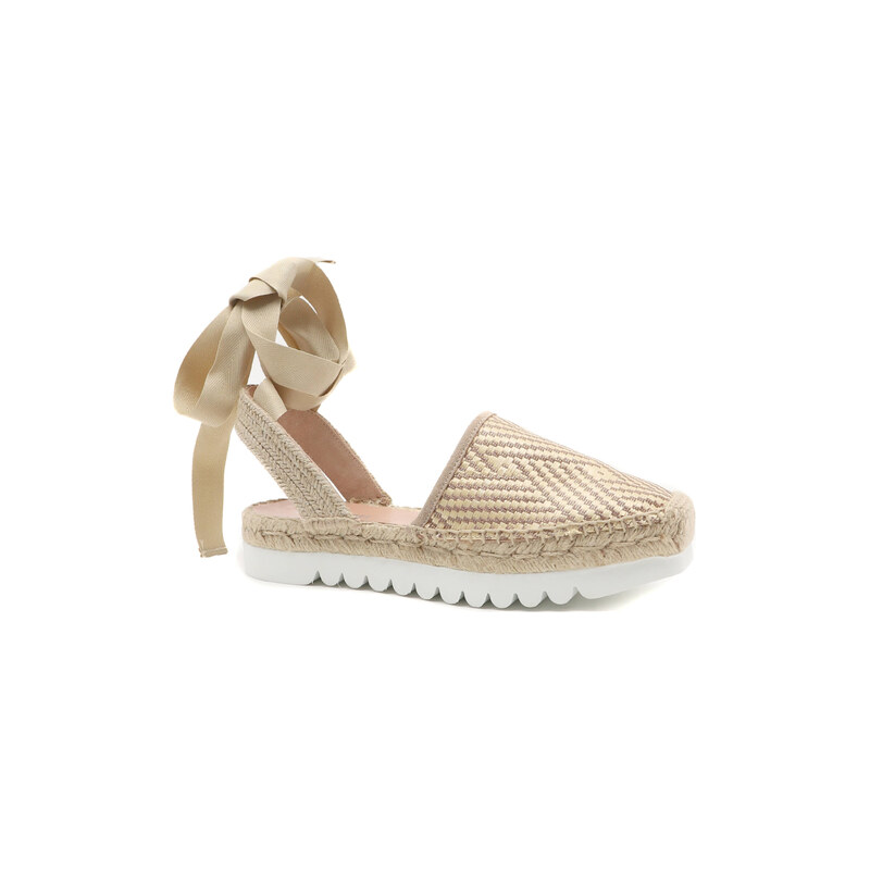 Pollini Espadrilky s přídavkem kůže 70473481