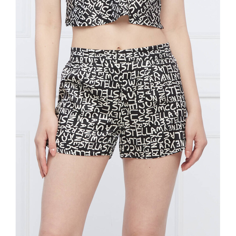 Stella McCartney Hedvábné šortky k pyžamu | Regular Fit 69778846