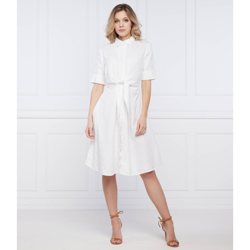LAUREN RALPH LAUREN Lněná šaty WAKANA