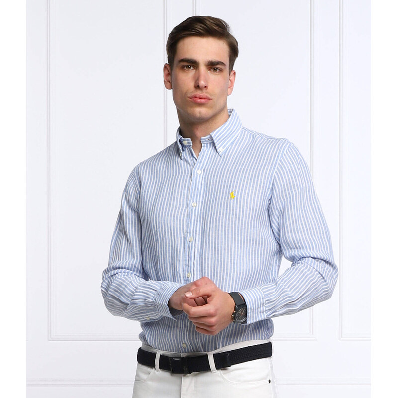 POLO RALPH LAUREN Lněná košile | Slim Fit