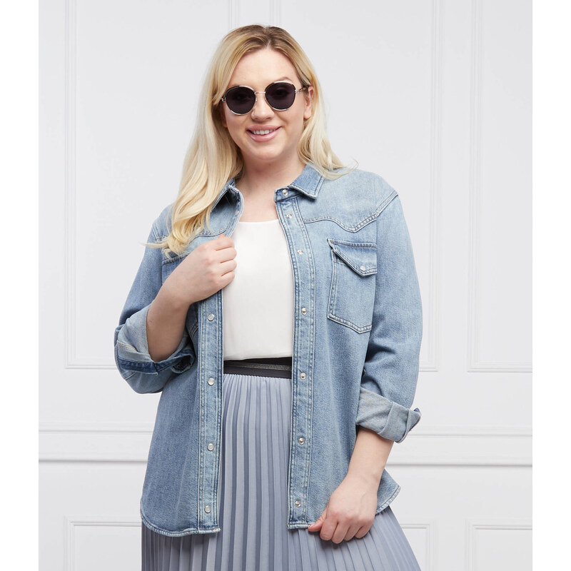 Persona by Marina Rinaldi Košile FARRO Plus size | Regular Fit | denim 73373077